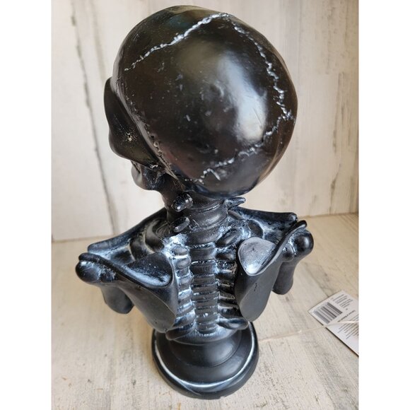 Black skeleton parcel multicolored light up Halloween unique prop decor - Picture 8 of 10